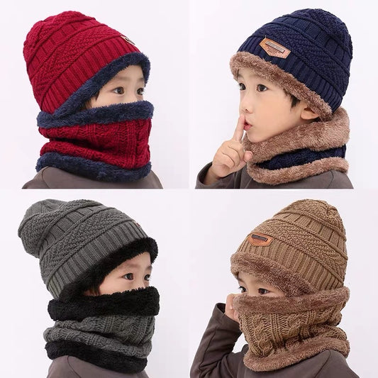 Bonnet Tricoté pour Enfants - Douceur et Confort pour l'Hiver