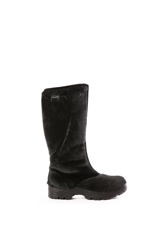 Kiona - Bottes urbaines Loup-Marin noir avec semelle traction